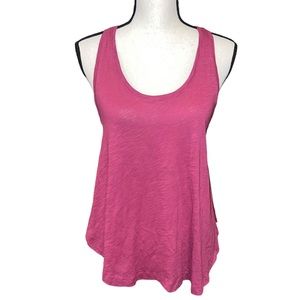 Bobi Cranberry Flowy Tank Top